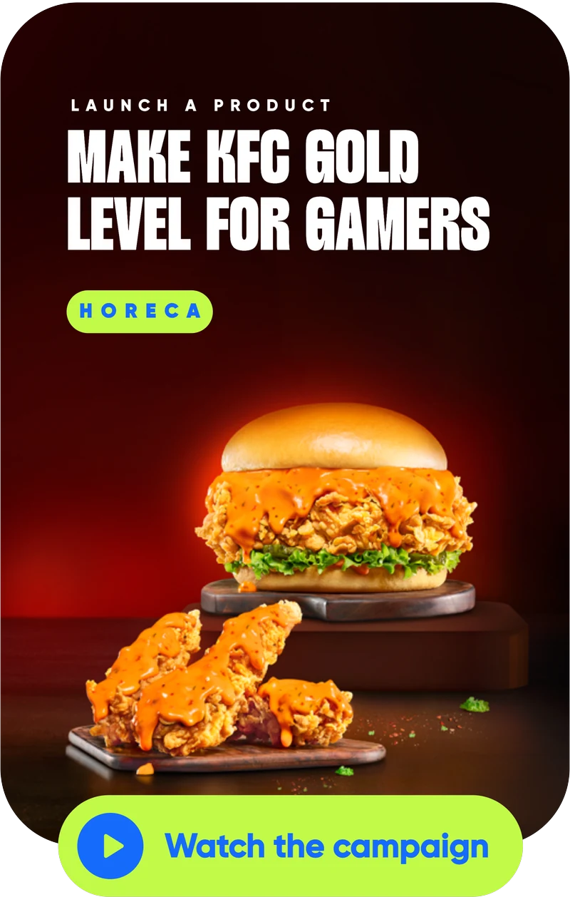 KFC case study: MAKE KFC GOLD LEVEL FOR GAMERS