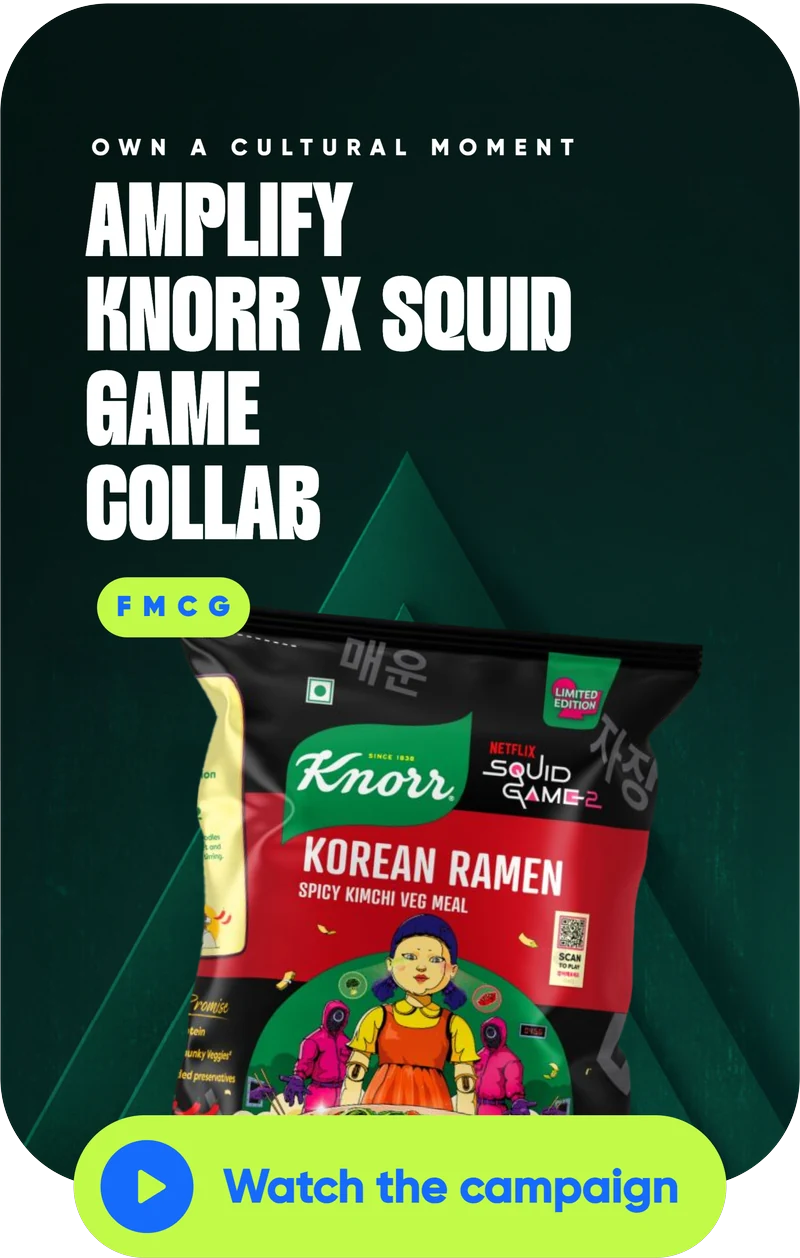 Knorr case study: AMPLIFY KNORR X SQUID GAME COLLAB