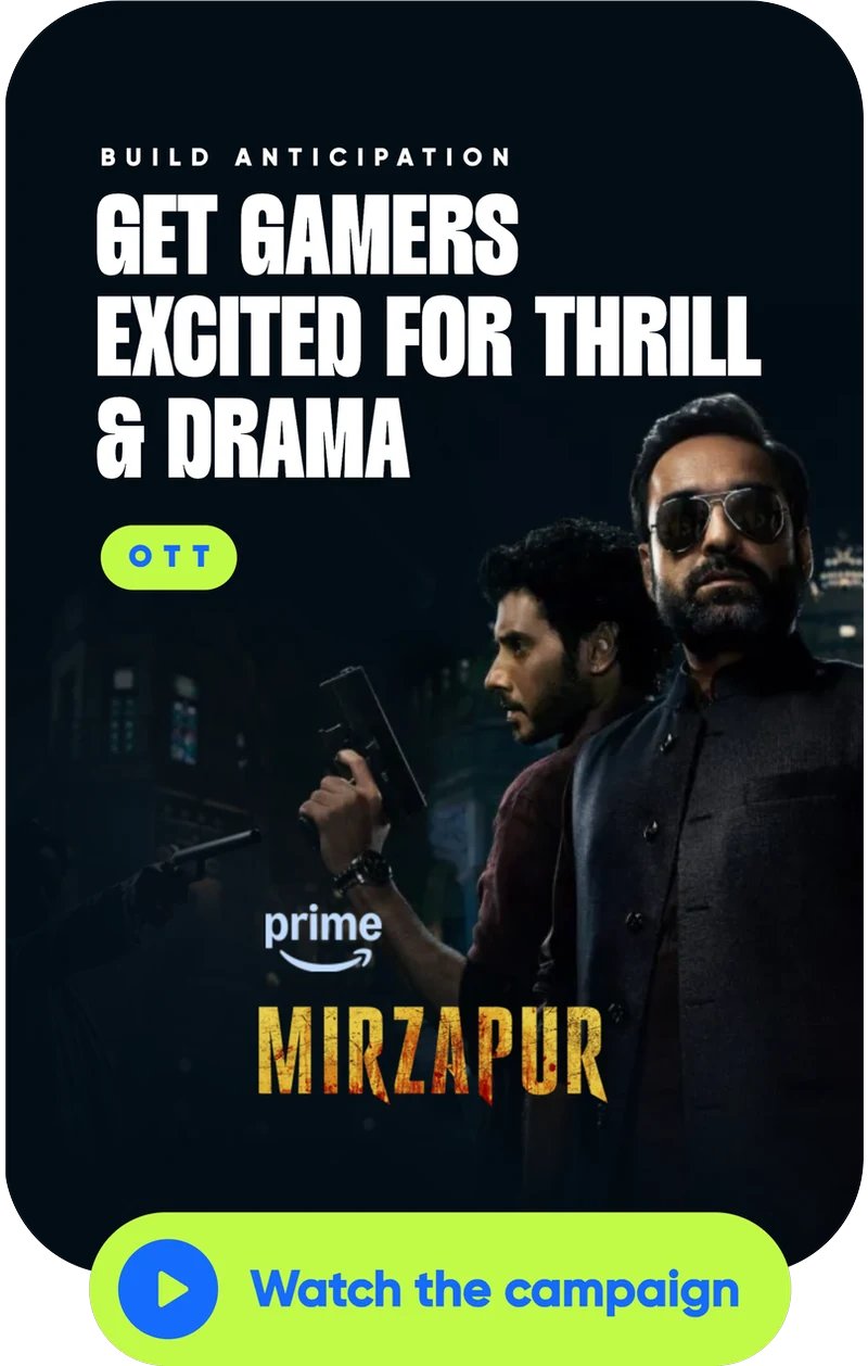 Mirzapur case study: Get gamers excited for thrill & drama