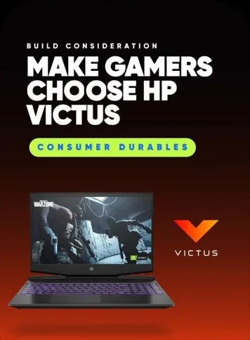 HP Victus case study card