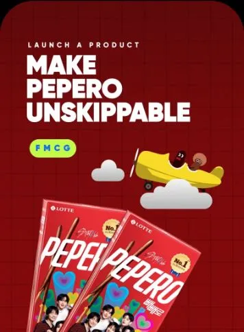 Lotte Pepero case study card
