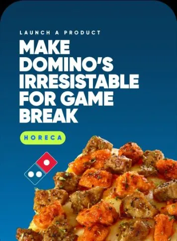 Domino's case study card